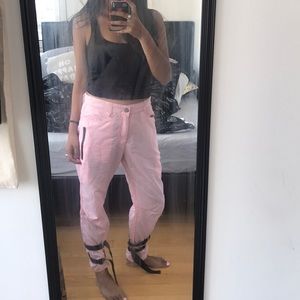 New LF Carmar Jeans pink sporty pants